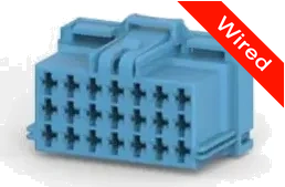 18 Pins Female connector with 10 cm wires | PRCW18-0016-B
