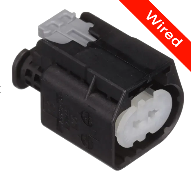 2 Pin Female connector with 10 cm wires | PRCW2-0168-B