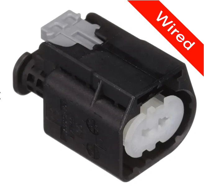 2 Pins Female connector with 10 cm wires | PRCW2-0168-B