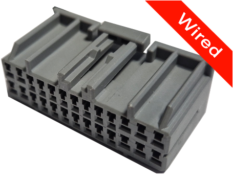 26 Pins Female connector with 10 cm wires | PRCW26-0021-B