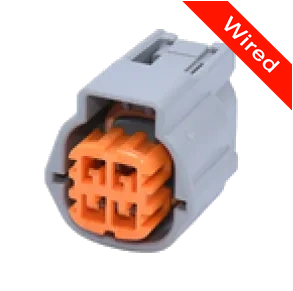 4 Pins Female connector with 10 cm wires | PRCW4-0116-B