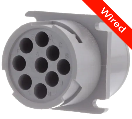 [PRCW9-0005-A] 9 Pin Male connector with 10 cm wires | PRCW9-0005-A