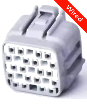 20 Pins Female connector with 10 cm wires | PRCW20-0014-B