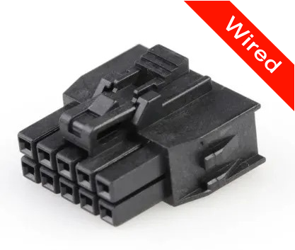 10 Pins Female connector with 10 cm wires | PRCW10-0048-B