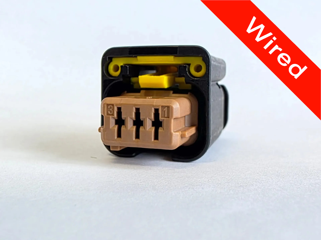 3 Pins Female connector with 10 cm wires | PRCW3-0112-B