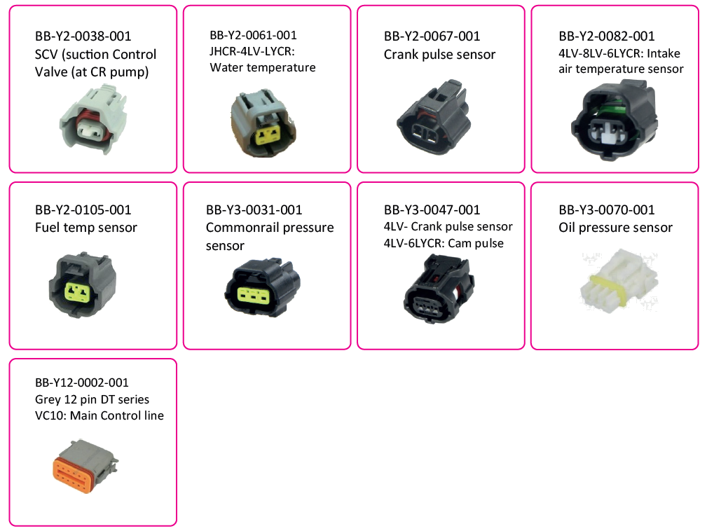 [BB-MAR-6LY-CR-001] Yanmar Marine diagnostic cable set | BB-MAR-6LY-CR-001