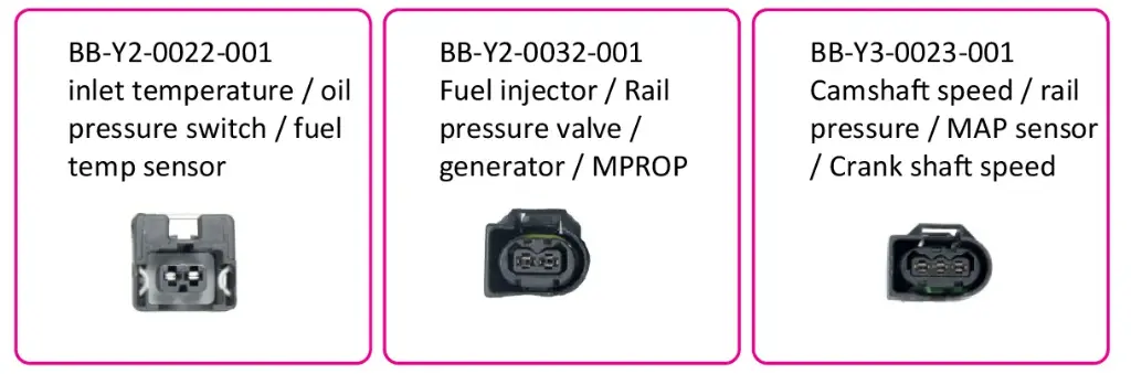 [BB-MAR-BY-001] Yanmar Marine diagnostic cable set | BB-MAR-BY-001 4BY & 6BY engine