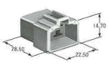 [PRC4-0065-A] 4 Pins Male connector | PRC4-0065-A