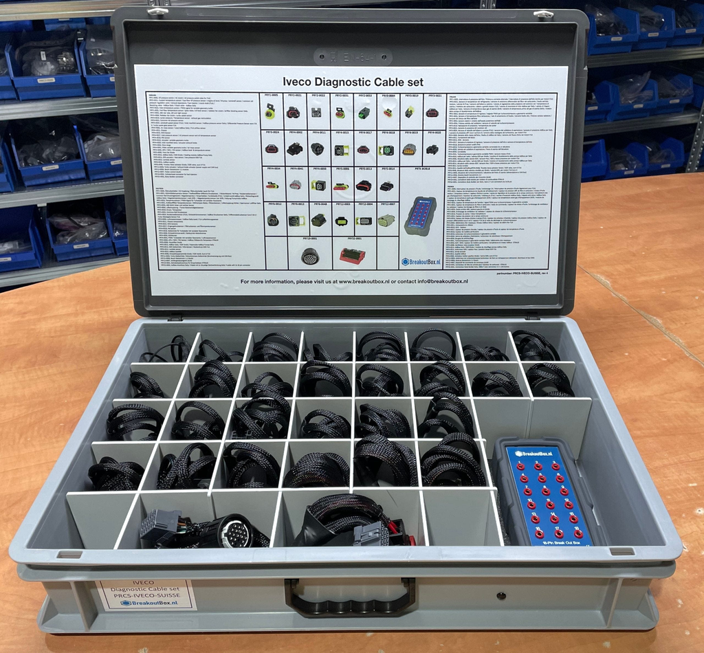 Iveco Daily & Stralis – Diagnostic Cable Set – Complete