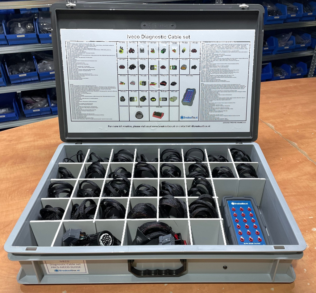 [PRCS-IVECO-SUISSE] Iveco Daily & Stralis Diagnostic Cable Set | PRCS-IVECO-SUISSE