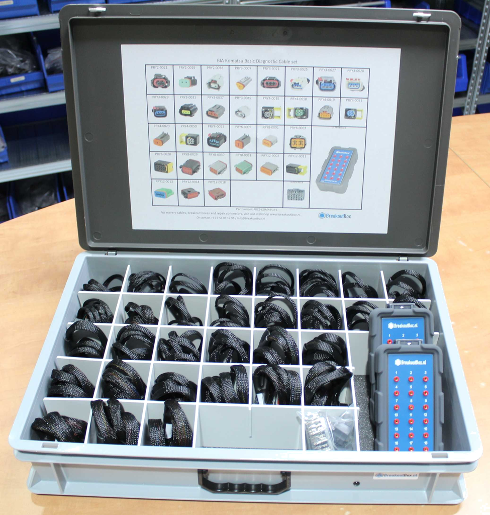 [PRCS-KOMATSU-1] Diagnostic Cable Set basic  Komatsu, PRCS-KOMATSU-1