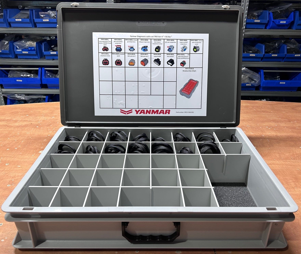 [PRCS-YAN-003] Yanmar Industrial diagnostic cable set | PRCS-YAN-003 / BB-TIER4-<56kW-001