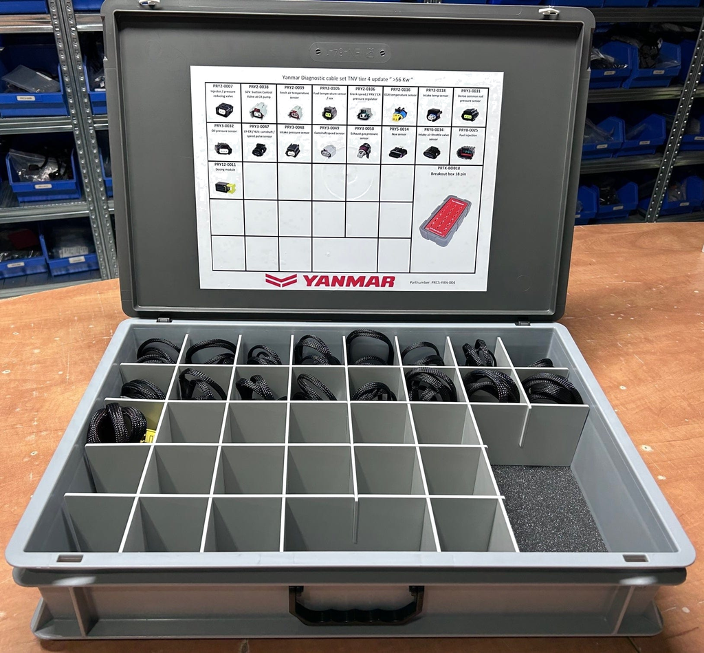 [PRCS-YAN-004] Yanmar Industrial diagnostic cable set | PRCS-YAN-004 / BB-TIER4->56kW-001
