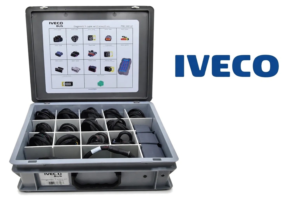 [PRSC-IVECO-001] Iveco Bus – Diagnostic Cable Set – Up to 12-Pin | PRSC-IVECO-001