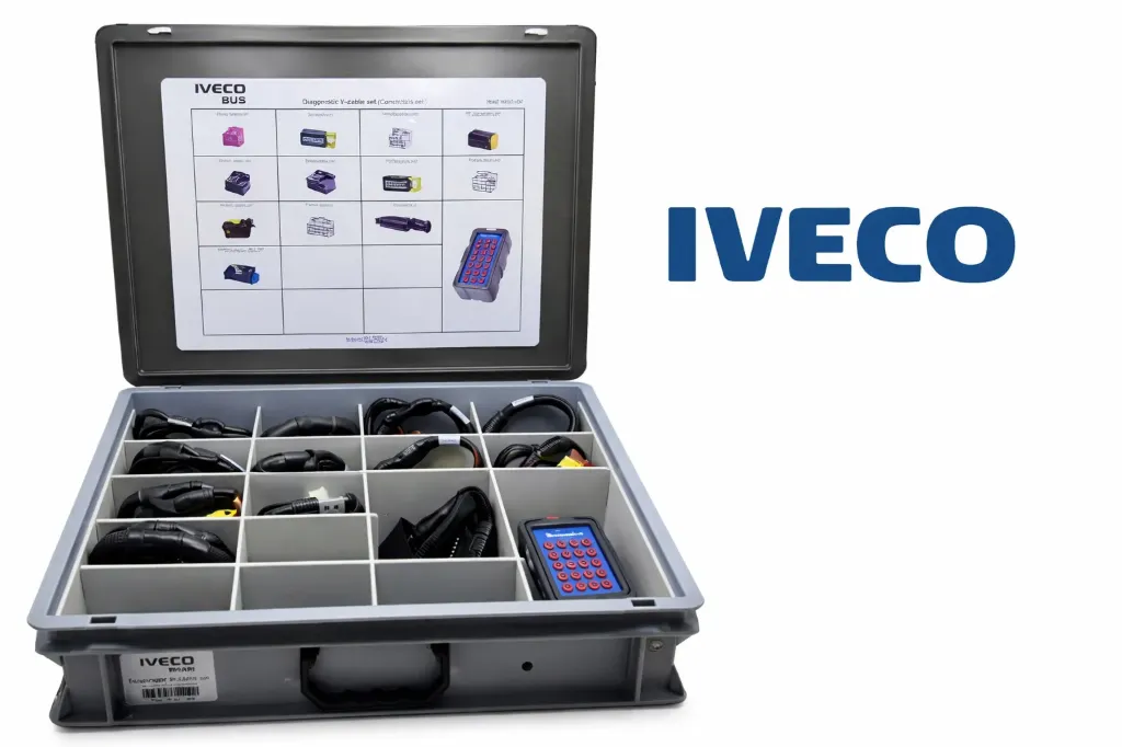 [PRSC-IVECO-002] Iveco Bus – Diagnostic Cable Set – 13-Pin & High-Pin
