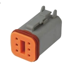 6 Pins Female connector | PRC6-0005-B