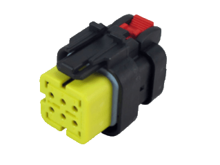 6 Pins Female connector | PRC6-0057-B