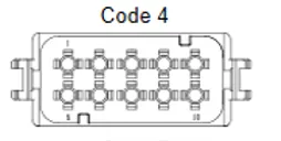 [PRC10-0035-A] 10 Pin Male connector PRC10-0035-A