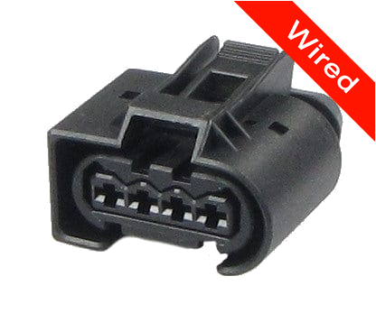 4 Pins Female connector with 10 cm wires | PRCW4-0020-B